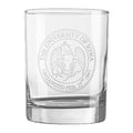 Iowa Hawkeyes University Seal Rocks Glass