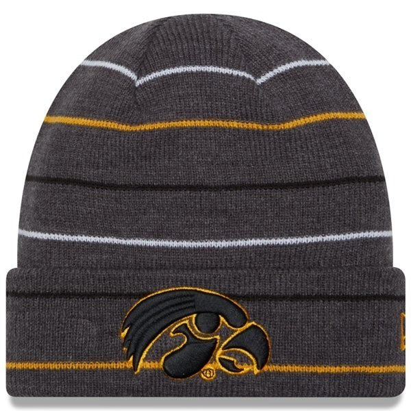 Iowa Hawkeyes Knit Row Stocking Hat