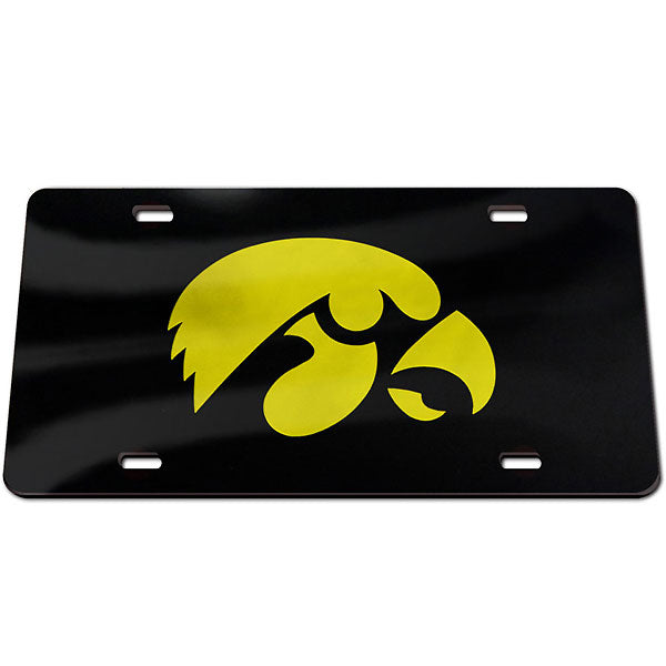 Iowa Hawkeyes Acrylic License Plate