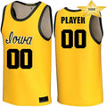 Iowa Hawkeyes MBB Basketball Gold Player Jersey