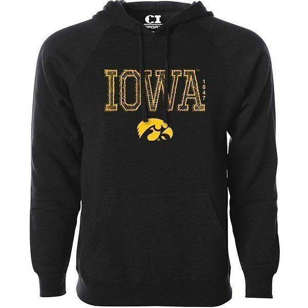 Iowa Hawkeye Roots Design Hoodie