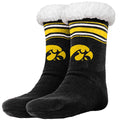 Iowa Hawkeyes Stripe Logo Slippers