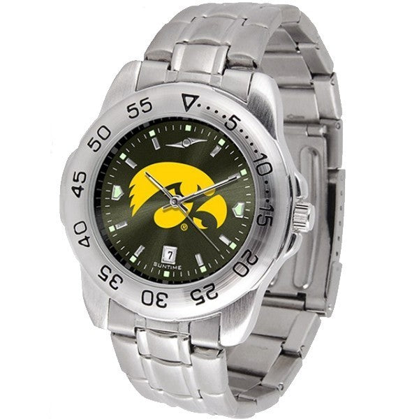 Iowa Hawkeyes Sport Steel Band Watch