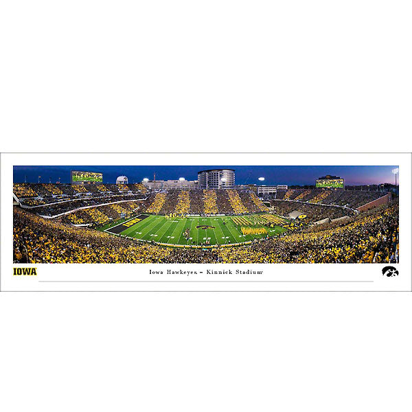 Iowa Hawkeyes 2019 Panoramic Picture - Kinnick Stadium Swarm the Field - Shrink Wrap