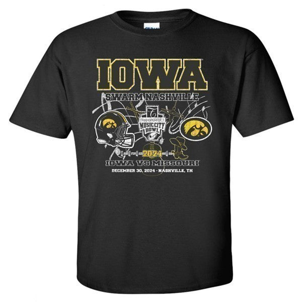 Iowa Hawkeyes Youth Music City Bowl Tee