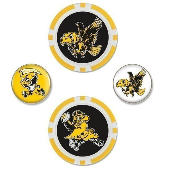 Iowa Hawkeyes Ball Marker Set