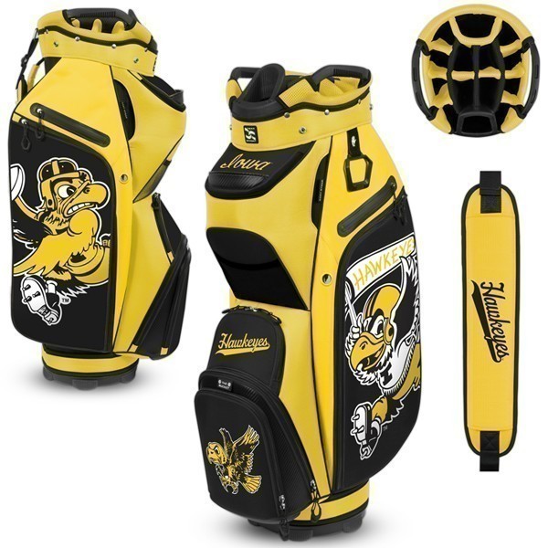 Iowa Hawkeyes Vintage Cart Bag