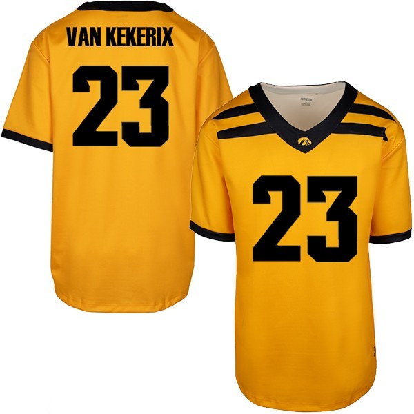 Iowa Hawkeyes Custom Youth Football Player Jersey