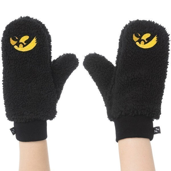 Iowa Hawkeyes Black Mittens