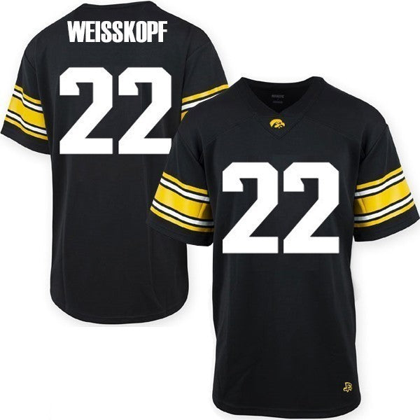 Iowa Hawkeyes Custom Youth Football Player Jersey