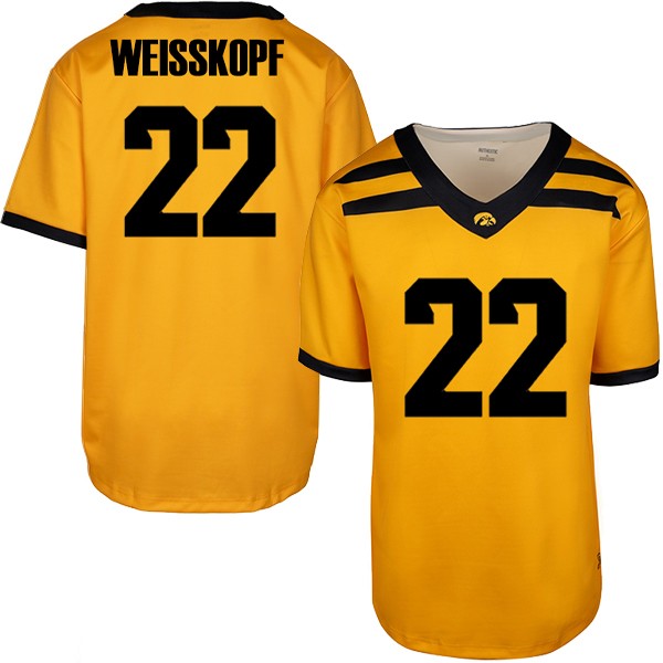 Iowa Hawkeyes Custom Youth Football Player Jersey
