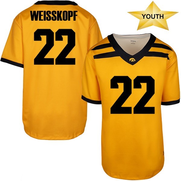 Iowa Hawkeyes Youth Weisskopf Jersey