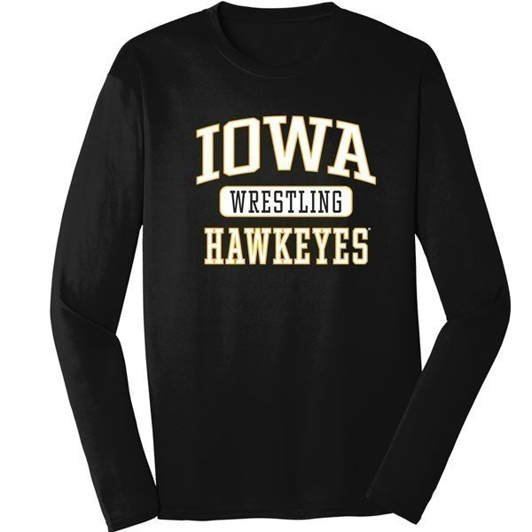 Iowa Hawkeyes Wrestling Tee - Long Sleeve