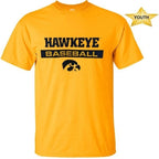 Iowa Hawkeyes Youth Baseball Tee