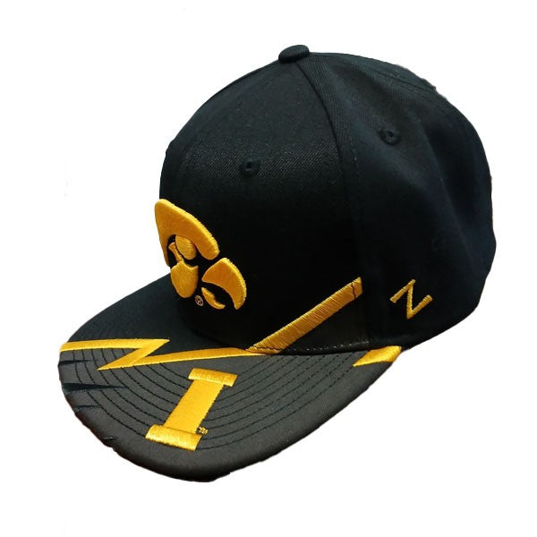 Iowa Hawkeyes Bolt Adjustable Hat
