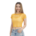 Iowa Hawkeyes Mesh Baby Tee – Gold