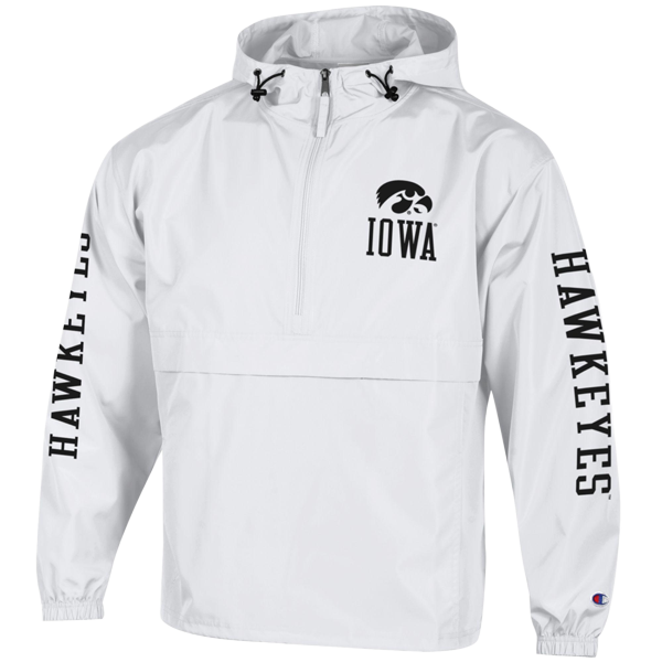 Iowa Hawkeyes 1/2 Zip Pack n Go Jacket