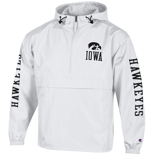 Iowa Hawkeyes 1/2 Zip Pack n Go Jacket