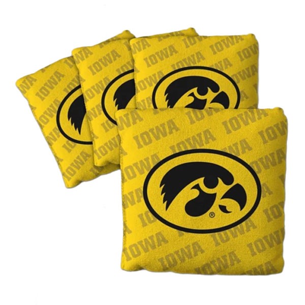 Iowa Hawkeyes Cornhole Bags Set of 4 [Gold]
