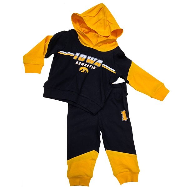 Iowa Hawkeyes Infant Emperor Hoodie Set