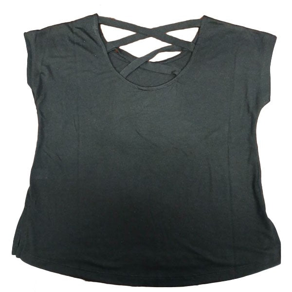 Iowa Hawkeyes Girls Ember Cross Back Tee