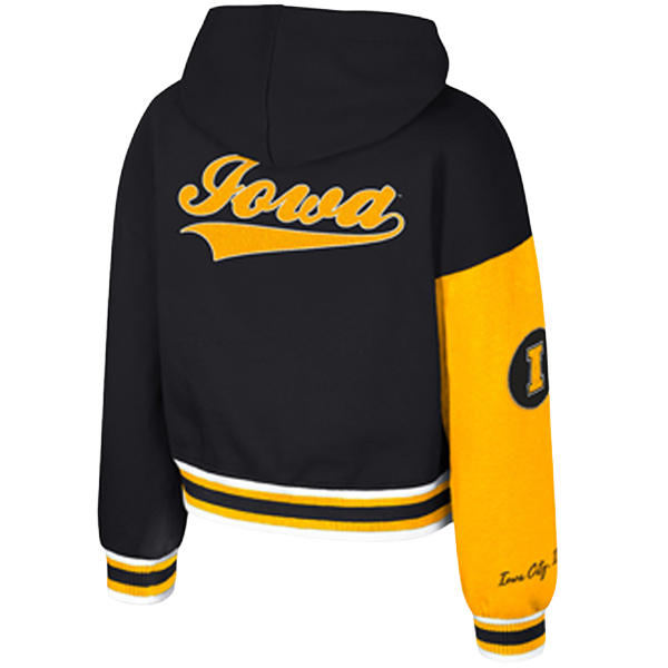 Iowa Hawkeyes Girls Petal Letterman Jacket