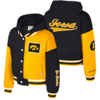 Iowa Hawkeyes Girls Petal Letterman Jacket