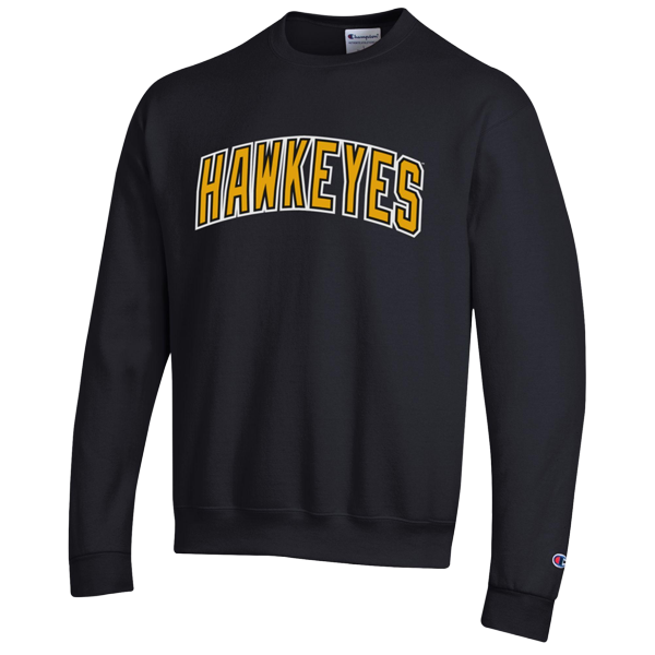Iowa Hawkeyes Twill Glitter Crew