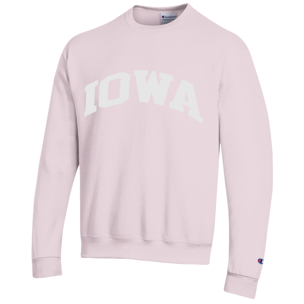 Iowa Hawkeyes Power Blend Twill Sweat - Soft Pink