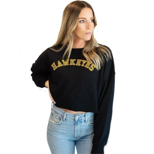 Iowa Hawkeyes Women's Elvis Crop