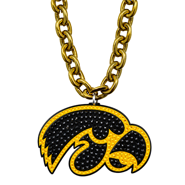 Iowa Hawkeyes Bling Fan Chain