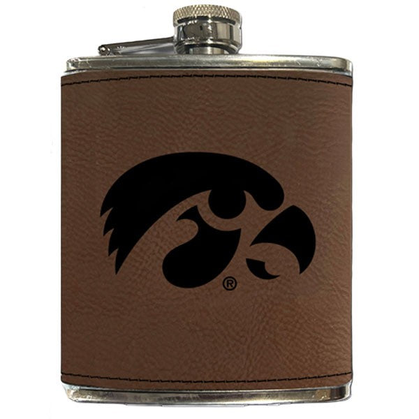 Iowa Hawkeyes Tigerhawk Flask
