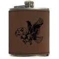 Iowa Hawkeyes Flying Hawk Flask