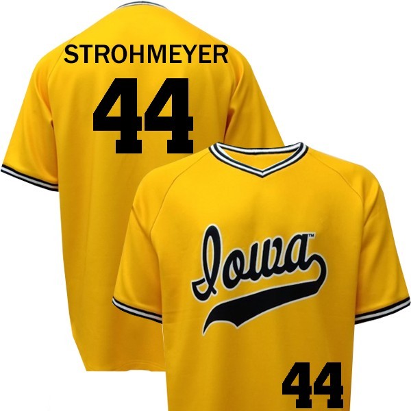Iowa Hawkeyes Baseball Customized NIL Player Jersey