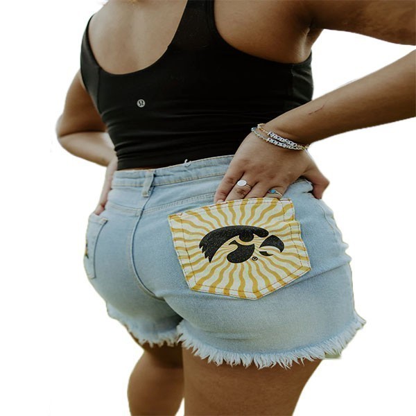 Iowa Hawkeyes Hendrix Jean Shorts