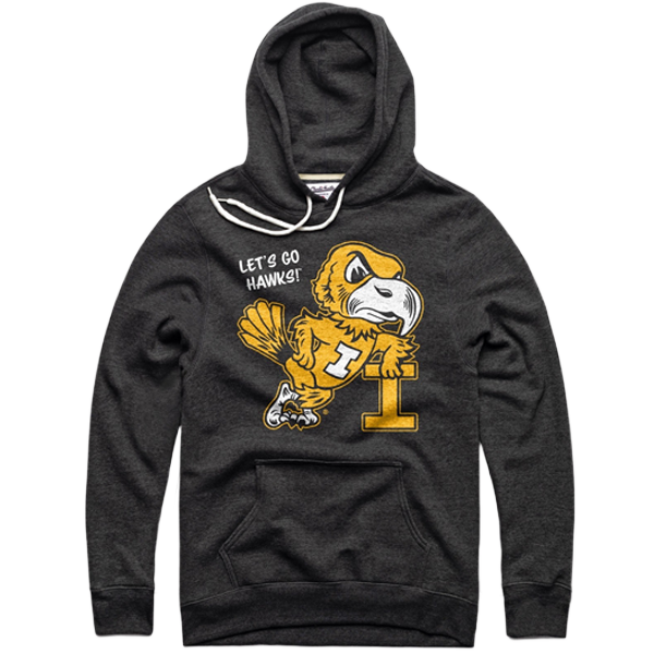 Iowa Hawkeyes Herky Leaning On I Hoodie