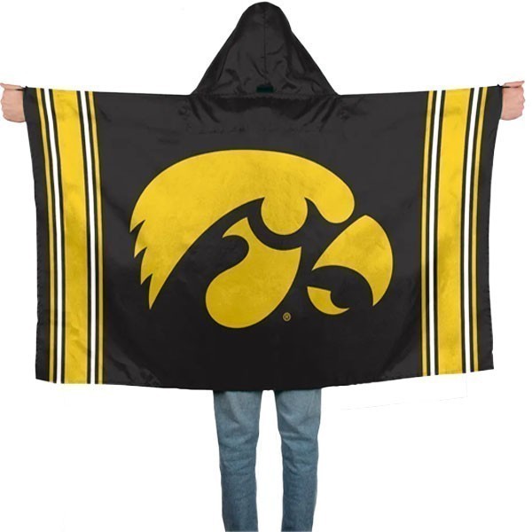 Iowa Hawkeyes Tigerhawk Hoodie Flag