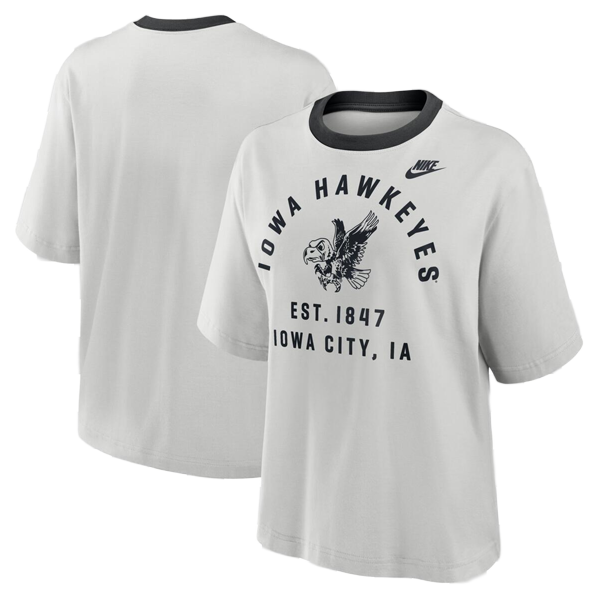 Iowa Hawkeyes Boxy Script Arch Tee