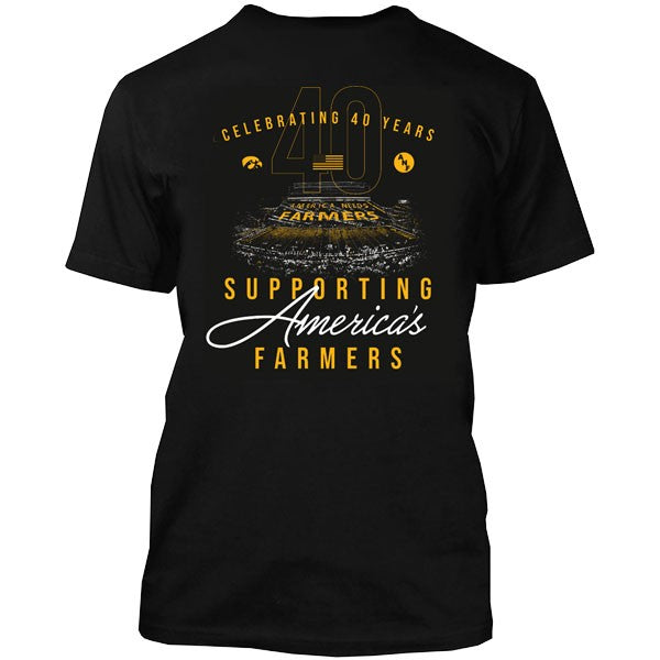 Iowa Hawkeyes 40 Years of ANF Tee