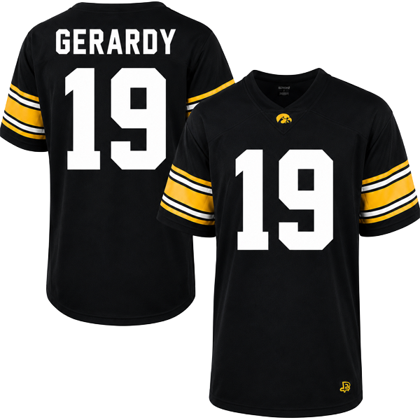 Iowa Hawkeyes Custom Youth Football Player Jersey