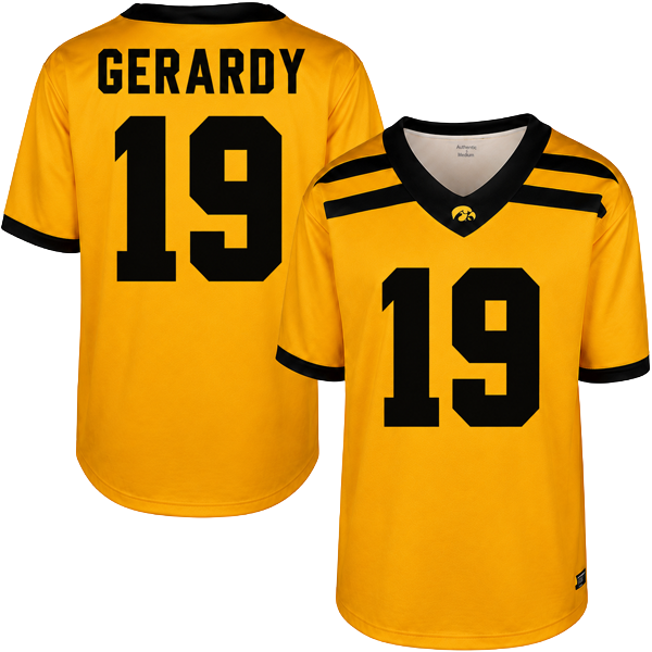 Iowa Hawkeyes Custom Youth Football Player Jersey
