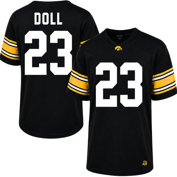 Iowa Hawkeyes Custom Youth Football Player Jersey