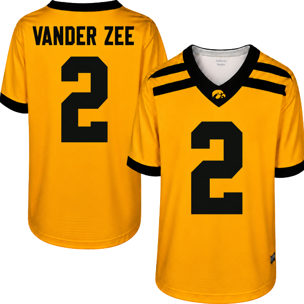 Iowa Hawkeyes Custom Youth Football Player Jersey