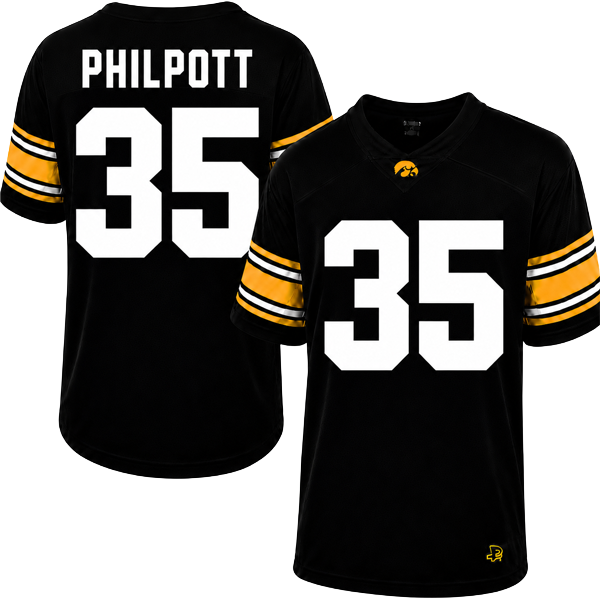Iowa Hawkeyes Custom Youth Football Player Jersey