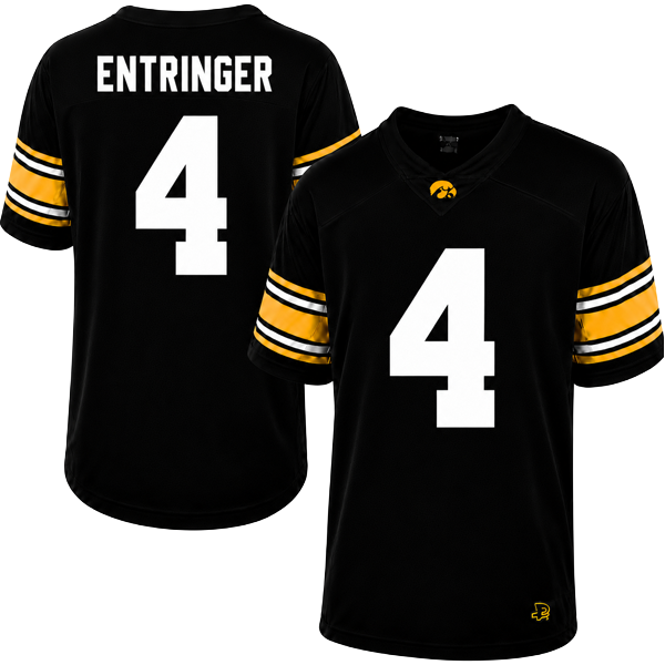 Iowa Hawkeyes Custom Youth Football Player Jersey