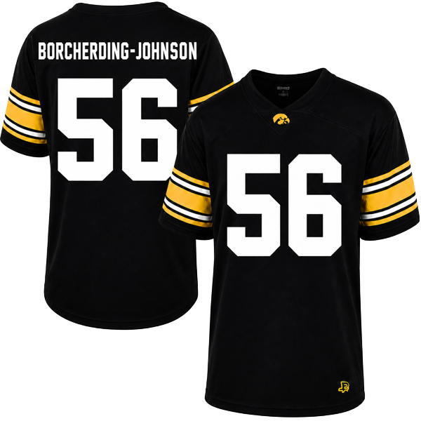 Iowa Hawkeyes Custom Youth Football Player Jersey
