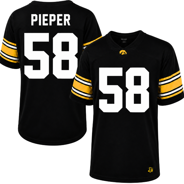 Iowa Hawkeyes Custom Youth Football Player Jersey