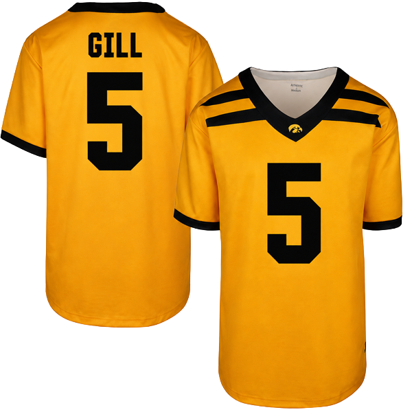 Iowa Hawkeyes Custom Youth Football Player Jersey