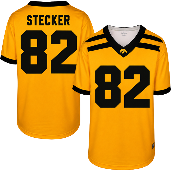 Iowa Hawkeyes Custom Youth Football Player Jersey