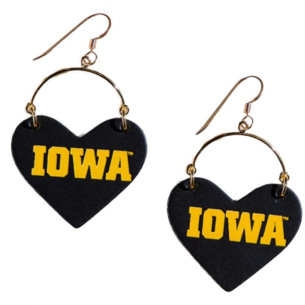 Iowa Hawkeyes Lover Earrings